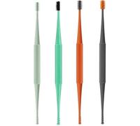 1 pieza de doble cara de silicona suave giratoria para orejas removedor de orejas de diseño limpio herramientas de limpieza de púas de cera (color al azar)