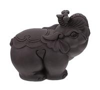 1 Pieza de Escultura de Elefante, decoración para el hogar, Estatua de Elefante, Figura de Elefante, Escultura de Elefante, artesanía de Elefante, decoración Morada, decoración de té para Mascotas, c