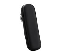 1 pieza de estuche para lápices con carcasa dura negra, bolsa de almacenamiento portátil impermeable, estuche para lápices con cadena multifuncional, adecuado para bolígrafos de gestión, bolígrafos de