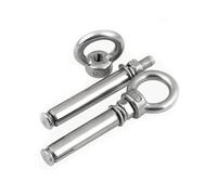 1 pieza de gancho expansión extensible acero inoxidable, anillo colgante, tuerca, perno oscilante universal extraíble M6-M12(M12X1PCS)