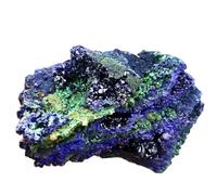 1 pieza de geoda de azurita malaquita de cuarzo de 101-150 g, piedra de geoda de cristal de cuarzo para enseñanza e investigación