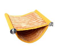 1 pieza de hamaca para animales pequeños, hamaca para mascotas pequeñas, nido para mascotas con hámster, hamaca colgante cálida para mascotas de invierno, nido de juguete para hámster de algodón