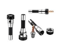 1 pieza de husillo R8 ER16 ER20 ER25 ER32 ER40, portaherramientas con tuerca de mandril, rosca M12, portaherramientas for fresadora de 7/16, vástago cónico.(Small thread (7-16),R8-ER20)