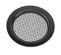 1 pieza de inserto de agujero de sonido para guitarra Yootones con rejilla de altavoz, altavoz de malla compatible con guitarra Gutiar, Dobro Resonator, guitarra de caja de cigarros (negro)
