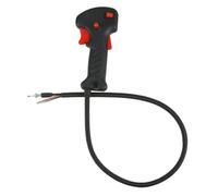 1 pieza de interruptor de acelerador manual for cortadora de césped a gasolina, desbrozadora, recortadora, piezas de repuesto, mango, cable del gatillo del acelerador.
