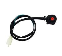 1 Pieza De Interruptor De Arranque De Motor De Motocicleta Rojo Amarillo ON Off Interruptor De Apagado Botón Pulsador De Encendido Manillar De Motocicleta Interruptor Interruptor De Encendido(Red)