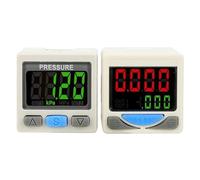 1 pieza de interruptor de manómetro digital ZSE30AF, manómetro de presión negativa de vacío ISE, presión positiva DPSN1, electrónico digital(ISE30A-01-N-L)