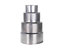 1 pieza de junta de conversión de adaptador de chimenea de acero inoxidable, conector de reducción de extensión de tubo de estufa(110mm x 60mm)