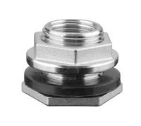 1 Pieza De Junta Perforada for Tanque De Agua De Acero Inoxidable 304, Conector Roscado De 1/2", 3/4", 1", 1-1/4", 1-1/2" Y 2", Junta De Salida For Torre De Agua/tanque De Peces(3/4" 32mm)
