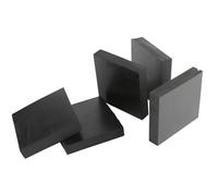1 Pieza De Láminas De Goma Negras For Amortiguar La Junta, 10 Mm, 15 Mm, 20 Mm Y 50 Mm De Grosor, Placa Cuadrada De Goma Amortiguadora.(200mm x 200mm x 20mm)