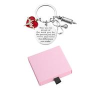 1 Pieza De Llavero De Enfermería Y Caja De Embalaje De 1 Pieza, Divertidos Coles De Acero Inoxidable, Regalos Creativos, Coles Decorativos.