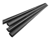 1 pieza de longitud 1000MM 3K tubo de fibra de carbono OD: 30 MM 32 MM 33 MM 34 MM 35 MM for protección de plantas UAV brazo tubo de fibra de carbono(35x32 Twill Glossy)