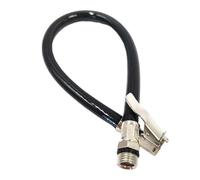 1 Pieza de Manguera de Inflador Adaptador de Extensión de Manguera de Bomba de Neumático para Coche, Motocicleta y Bicicleta - Clip Trenzado Flexible -Tubo de Extensión Bomba Aire, Adaptador Manguera