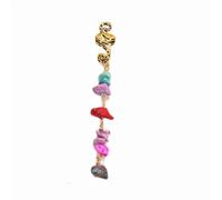1 pieza de metal Dreadlocks Haarschmuck,Haarspiralen Clips Spiral Pin Spirale Haarspange mit Steinperlen Spirale Haar Clip Zöpfe Schmuck für Männer & Frauen DIY Haar Stil,bunt B,M