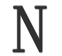 1 Pieza De Número De Casa Autoadhesivo, Números Exteriores for Dirección De Casa, Pegatinas De Números for Buzón, Son Aplicables for Buzones, Automóviles, Puertas, Ventanas, Letreros(N,6 cm)