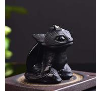 1 pieza de obsidiana natural tallada a mano piedra de cristal pulido decoración del hogar arte coleccionable estatuilla DIY Crafts,style1