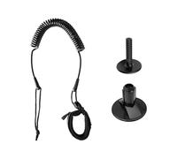 1 Pieza De Pata De Seguridad para Tabla De Surf Y 1 Pieza De Tornillo De Fijación De Cuerda De Seguridad, Cuerda Elástica para Pierna, Cuerda para Pierna De Tabla De Surf De TPU