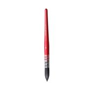 1 Pieza de pelos de Nailon, Punta Fina, Cabeza de Cepillo Plana Redonda, Pincel para, Herramienta de Pintura Artesanal, Pinceles de Arte Profesional, Pinceles de Nailon para Pintar Arte