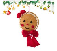 1 pieza de peluche grande de 15 x 7 cm de Trudi Gingerbread Man suave decoración de vacaciones árbol de Navidad Año Nuevo cumpleaños hogar fiesta decoración