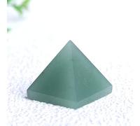 1 pieza de piedra de cuarzo pirámide de cristal natural moderna decoración del hogar coleccionables DIY manualidades de piedra preciosa regalos de bricolaje, aventurina, 1 pieza
