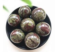 1 pieza de piedra de sangre de dragón Natural, bola de esfera de cristal de cuarzo, decoración curativa, piedras naturales y minerales, 1 pieza grande