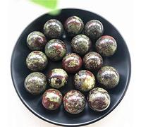 1 pieza de piedra de sangre de dragón Natural, bola de esfera de cristal de cuarzo, decoración curativa, piedras naturales y minerales, pequeña 1 pieza