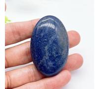 1 pieza de piedra natural de sodalita de bolsillo de cristal para el pulgar, juguete de compresión caliente, manualidades, regalo, herramienta mineral
