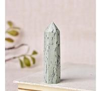 1 pieza de piedra natural, plantas acuáticas, jade, cristal, punto, varita, energía, cuarzo, decoración del hogar, pulido, 50-80mm, piedra, plantas acuáticas, jade_71-80mm