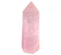 1 Pieza de Piedras Naturales, Torre de Punto de Cristal, Amatista, Cuarzo Rosa, Piedra curativa, Mineral energético, Obelisco, Adornos para el hogar