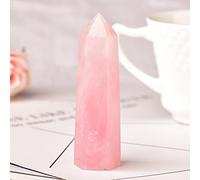 1 Pieza de Piedras Naturales, Torre de Punto de Cristal, Amatista, Cuarzo Rosa, Piedra curativa, Mineral energético, Obelisco, Adornos para el hogar