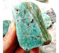 1 pieza de piedras preciosas naturales naturales de gran tamaño, piedra rugosa de Amazonita cruda, cristales de cuarzo natural, piedra de energía Mineral para curar-100g