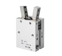 1 pieza de piezas neumáticas tipo estándar MHC2 10 16 20 25, piezas de aire comprimido, cilindro de doble efecto, pinza neumática de estilo angular(MHC2 10)