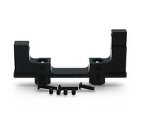 1 Pieza de Placa de Montaje de Parachoques Delantero de aleación, Juego de travesaños for Hpi 1/10 for Ven-ture FJ Cruiser Crawler RC, for Pieza de Coche Modelo Hobby(Schwarz)