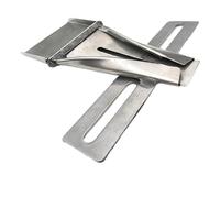 1 pieza de plegadora presillas cinturón dos lados hacia arriba y atrás DAYU410 for máquina coser 2 agujas punto cadeneta recubrimiento(31mm)