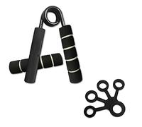 1 pieza de potenciador de agarre (200 libras) con máscara de agarre, con 1 pieza de silicona para dedos, antebrazos, entrenamiento de fuerza de muñeca, rehabilitación de entrenamiento muscular.