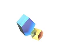 1 Pieza De Prisma Pentagonal De Alta Precisión, Prisma De Reflexión Total Interno, Fijador De Ángulo De Haz Óptico, Espejo Romboidal De Dirección De 90 Grados(Blue)
