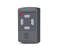1 pieza de repuesto para abridor de puerta de garaje Hörmann 40,685 MHz, 4 canales, compatible con HS2-40, HS4-40, HSE2-40, HSE4-40, HSM2-40, HSM4-40, botón gris