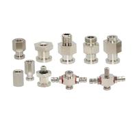 1 pieza de rosca M5 G1/8 compatible con ventosas grandes y pequeñas, adaptador de mandril de vacío for brazo robótico Tianxing.