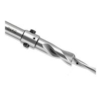 1 pieza de semillas de ensalada madre de fondo plano, cabeza avellanada, paso a paso, patrón de tornillo, toma de brocas de doble agujero(5X8X100)
