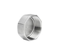 1 pieza de tapón de tubo hexagonal de acero inoxidable 304, tapón de rosca interna multilateral, tapón de tubo con rosca interna, tapón de tubo con cabeza de rosca(304 DN20)