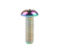 1 Pieza de Tornillos M3/M4/M5 para fijación de portabidón de Bicicleta, Titanio, M5 x 20 mm