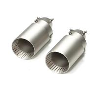 1 Pieza de Tubo de Escape Universal de Acero Inoxidable para Coche con Punta de silenciador, Codo, 89 mm, 101 mm, 114 mm (Entrada: 63 mm, Salida: 114 mm).