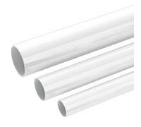 1 Pieza De Tubo De PVC Blanco OD 20MM 25 32 40MM Resistente A La Corrosión, Tubos Duro Rígido De Plástico Redondo, Accesorios De Jardín De Invernadero De Drenaje De Alto Impacto -1 Metro(20MM)