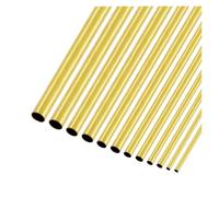 1 pieza de tubo latón for bricolaje, diámetro redondo, longitud 200 mm, 300, 500, sin costura, herramienta corte for modelismo tubos Para Maquinaria Proyecto de Bricolaje(500mm,OD 15 x ID 14mm)