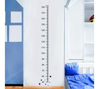 1 pieza de una regla medidora con forma de grande, adhesivo de pared, que mide 8.8 por 54.9 pulgadas, para decorar habitaciones, dormitorios y jardines de . Una opción para la decoración del hogar