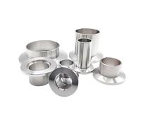 1 pieza de unión de brida de vacío KF KF16 KF25 KF40 KF50, accesorios de tubería soldados, longitud de unión: 20 mm, 30 mm, 40 mm, 50 mm, conector de tubería de vacío adecuado.(KF16,Length 20mm)