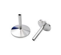 1 pieza de unión de compresión VCR for tubo de 1/8", 1/4", 3/8", 1/2", 6/8/10/12 mm x KF16, KF25, KF40, KF50, accesorio de tubería de vacío SUS304 de acero inoxidable(KF25,8mm)