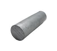 1 pieza de varilla zinc, barra redonda sólida, electrodo ánodo electrochapado 2 mm a 25(Length 100mm,12mm 1pc)
