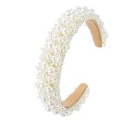 1 pieza Diadema de cristal con perlas Aro for el cabello Accesorio diario for la cabeza Aro for el cabello nupcial Tocado de mujer Aro for el cabello for novia Broche for el cabello creativo Diadema f