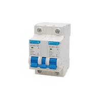 1 pieza Doble potencia interruptor de transferencia manual disyuntor enclavamiento AC 6A-125A 50/60HZ(1P plus,125A)